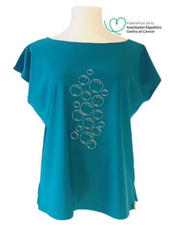 Camiseta UPF 50+ Burbujas con patrón 4Esquinas